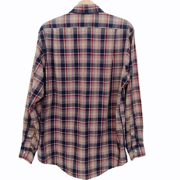 GANT BUTTON Up Shirt, Plaid, Sz L - Picture 2 of 3